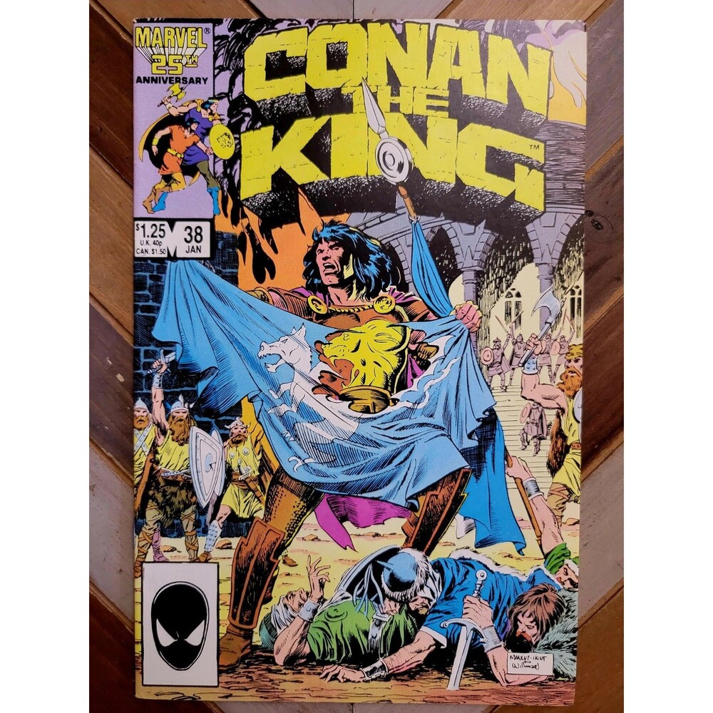 Conan The King #38 (1987) Prince Taurus "Crossroads" Mike Manley Art (7.0)